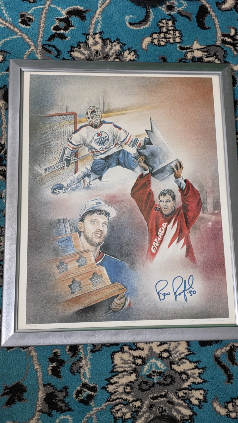Framed Hockey Art Print