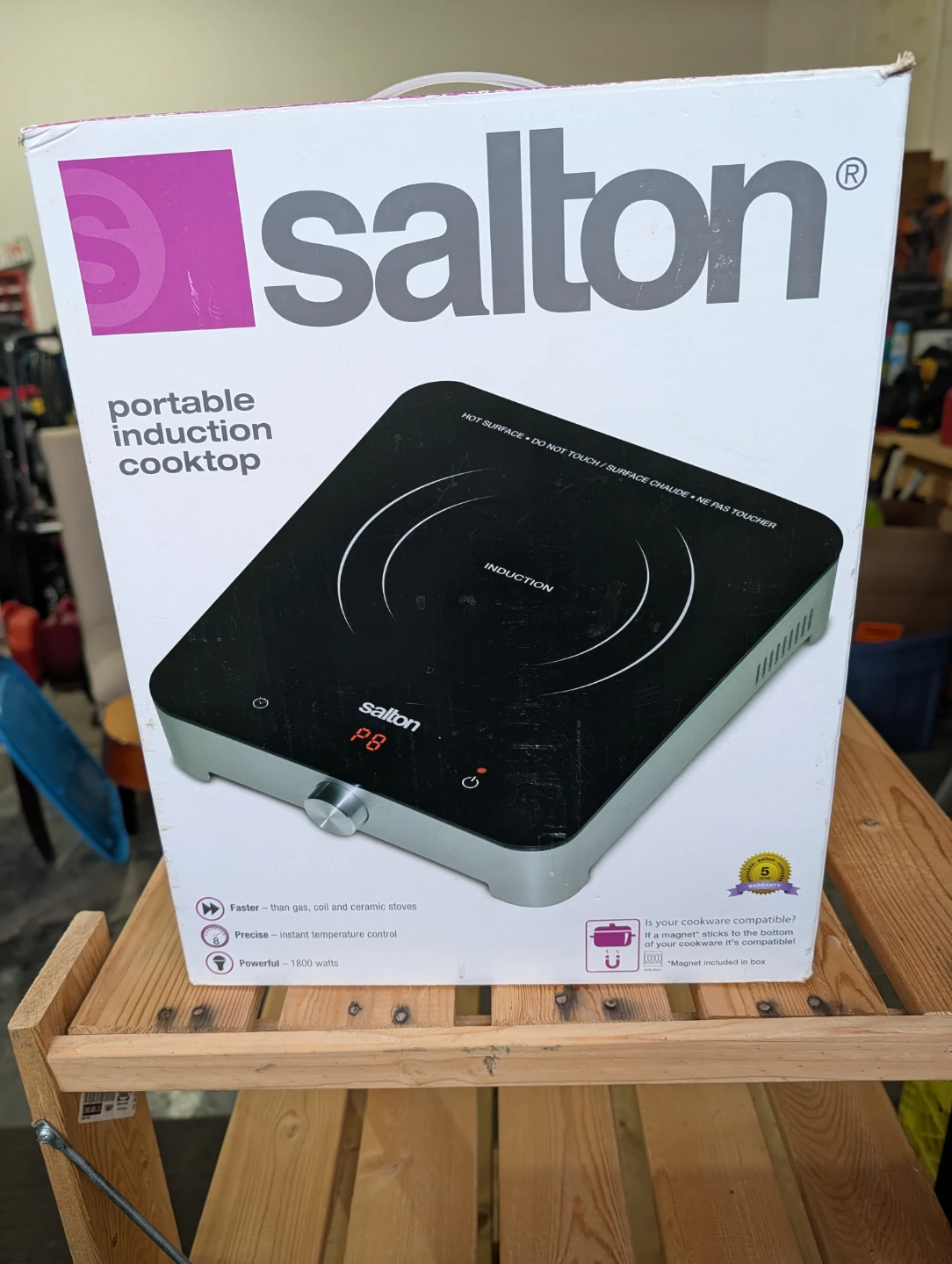 Single induction burner