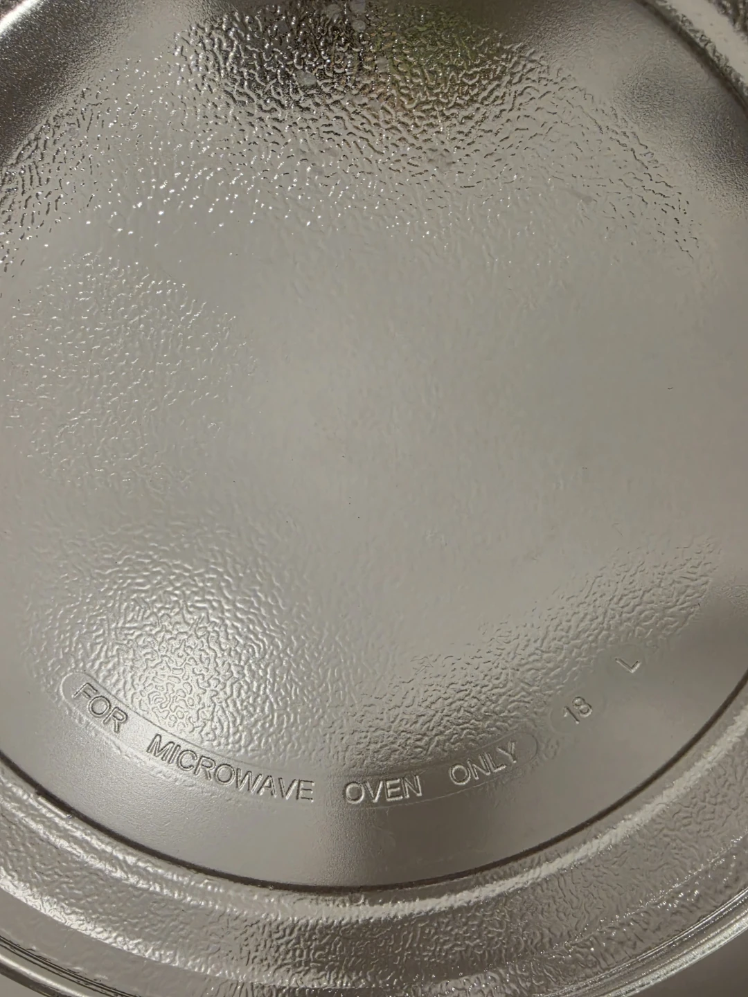 Glass microwave plate - photo 2