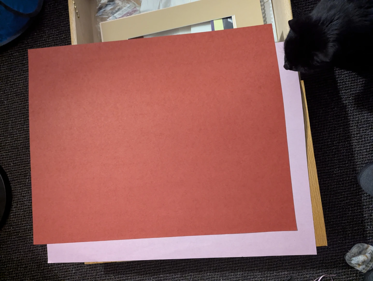 Red and Pink Large Bristol Boards - photo 2