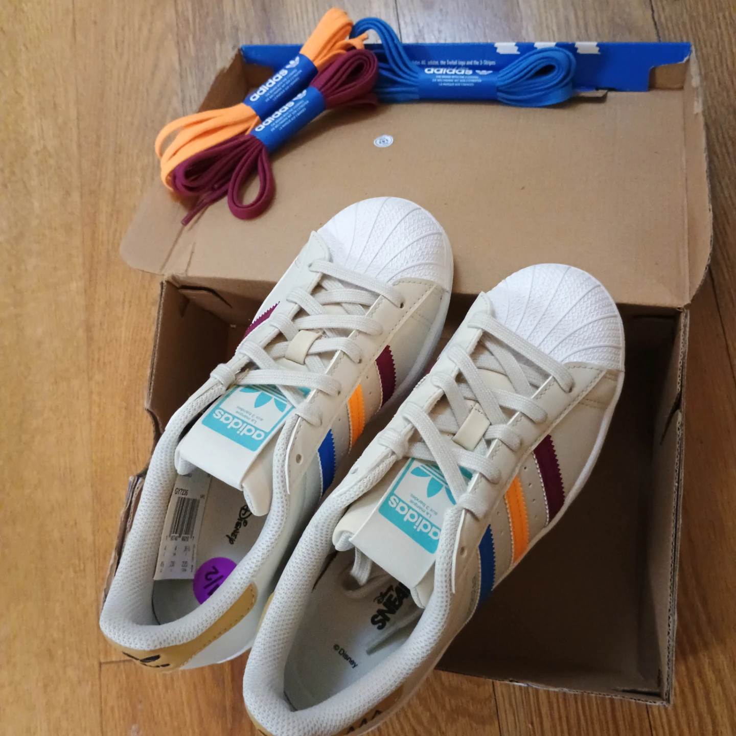 Adidas Superstar J Disney Shoes
