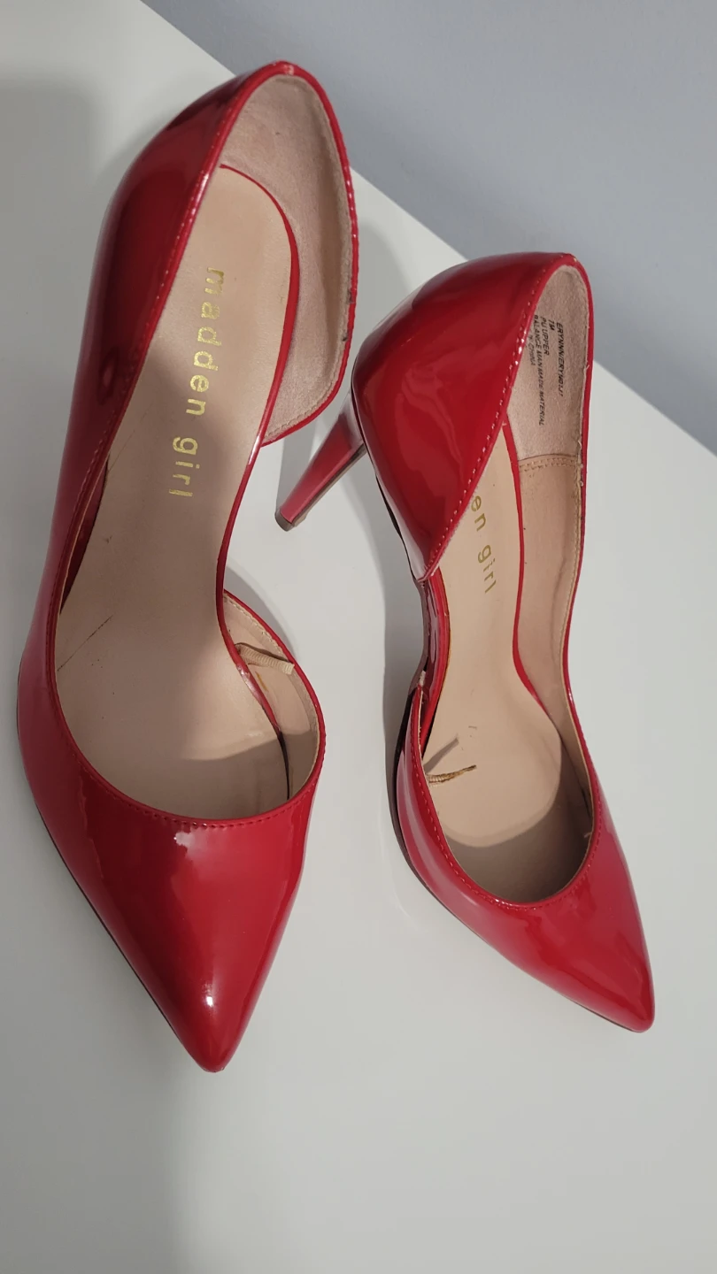 Madden Girl Red Patent Pumps Heels - photo 3