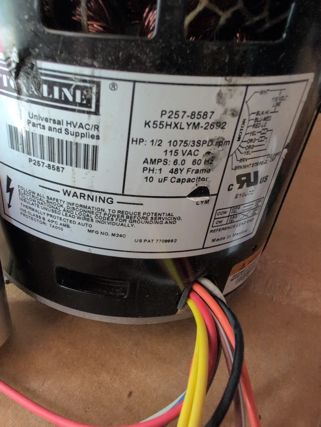 Furnace blower motor - photo 2