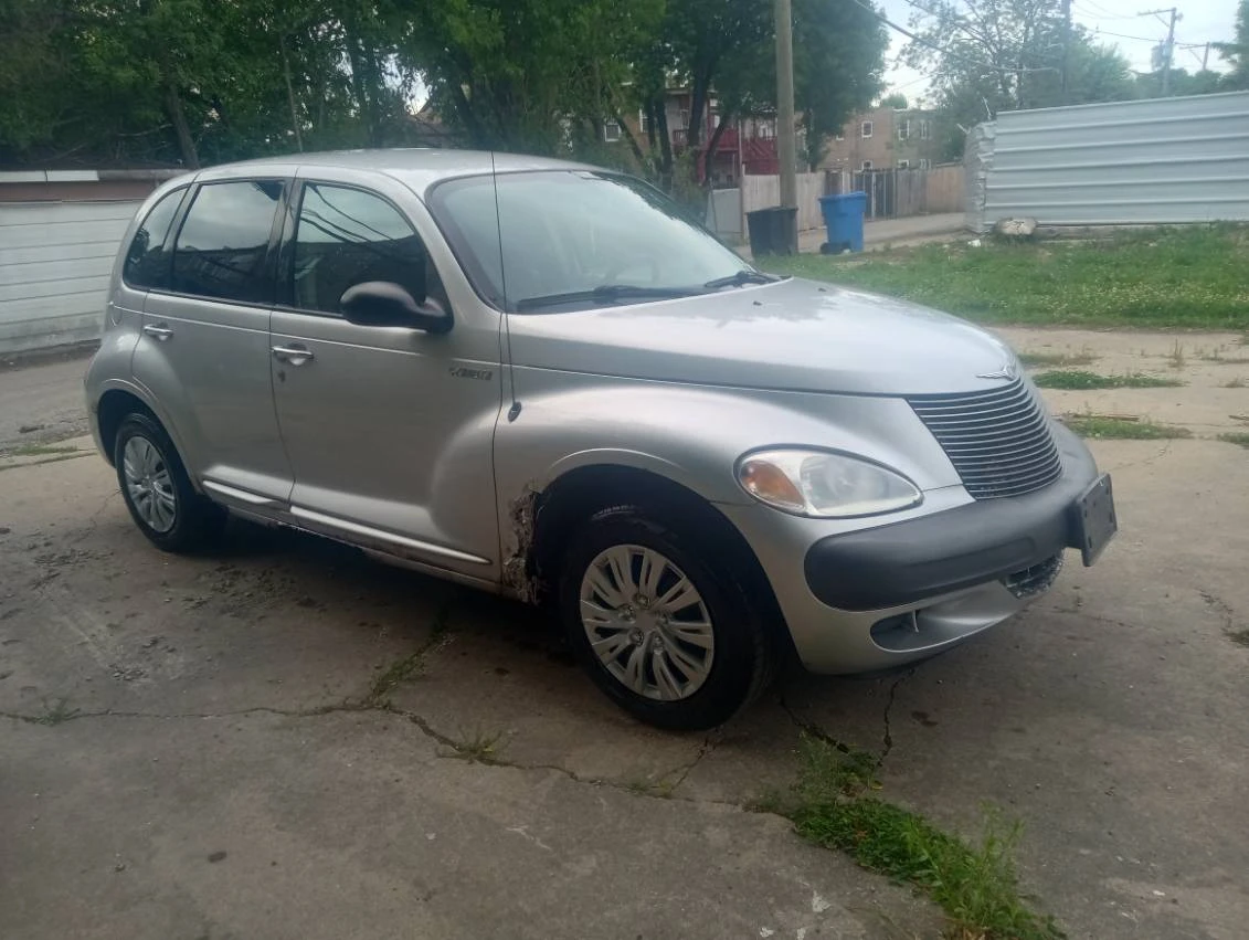 Silver Chrysler PT Cruiser