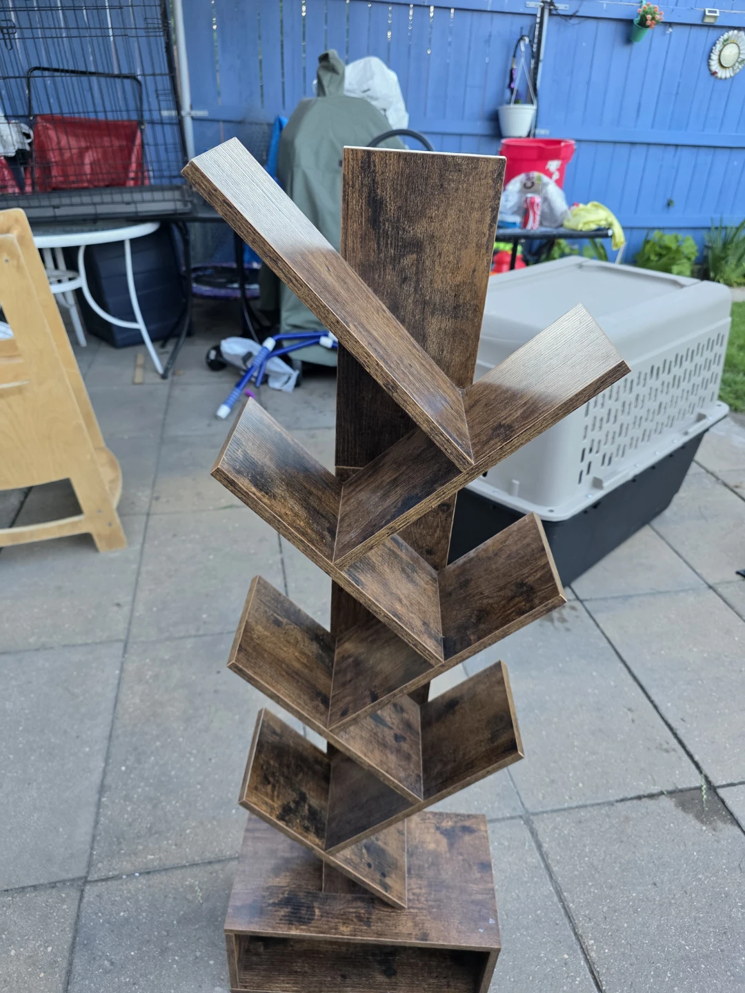 Wooden Bookshelf