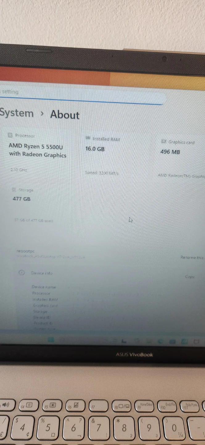ASUS VivoBook Laptop 17.3 inch with AMD Ryzen 5 5500U - photo 3