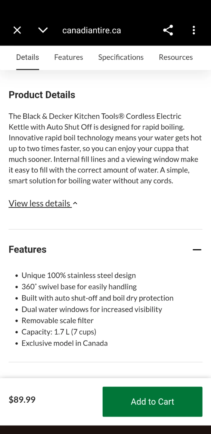 NEW 1/2 priced 1.7L kettle - photo 2