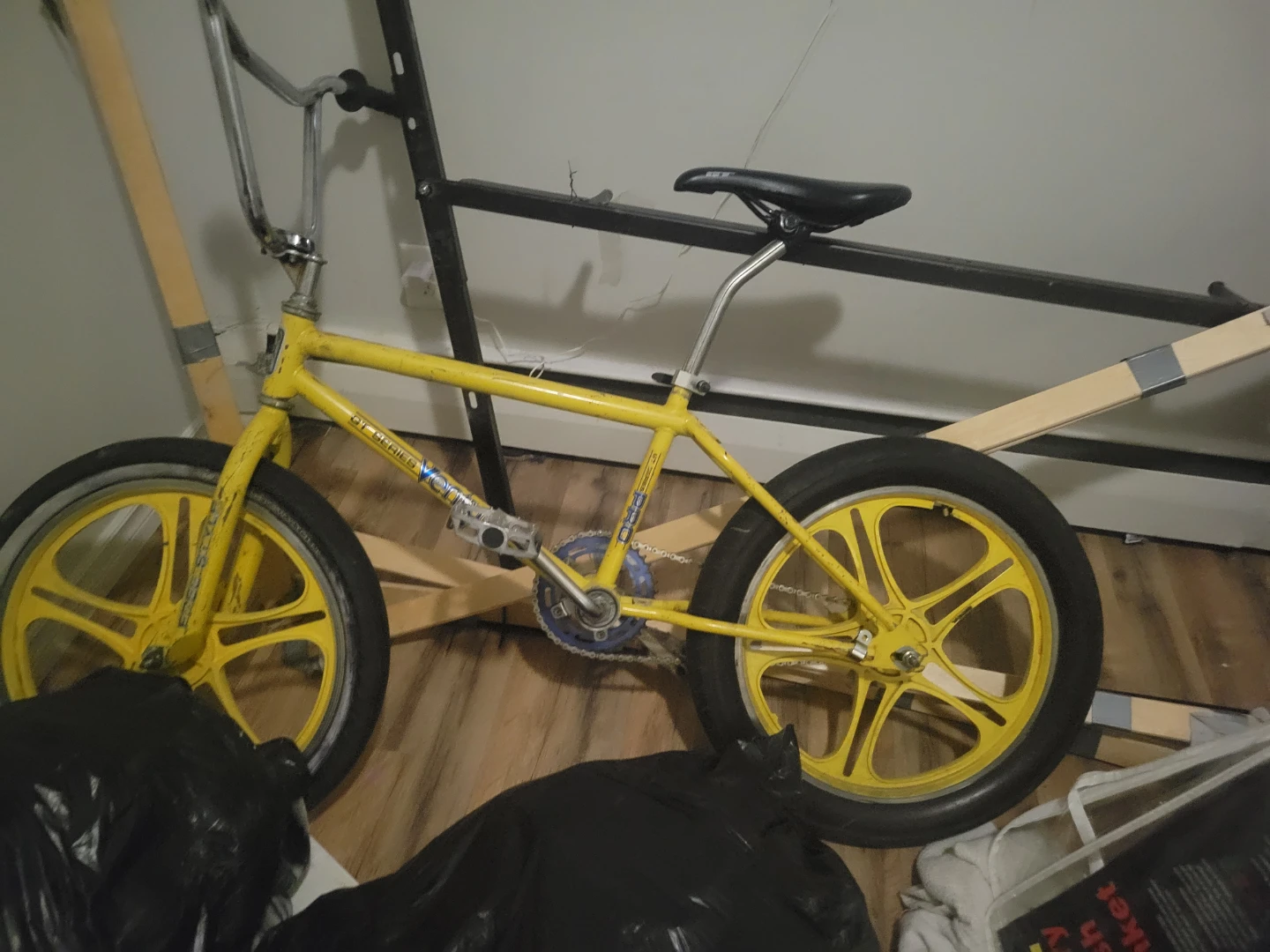 Yellow GT BMX Bicycle