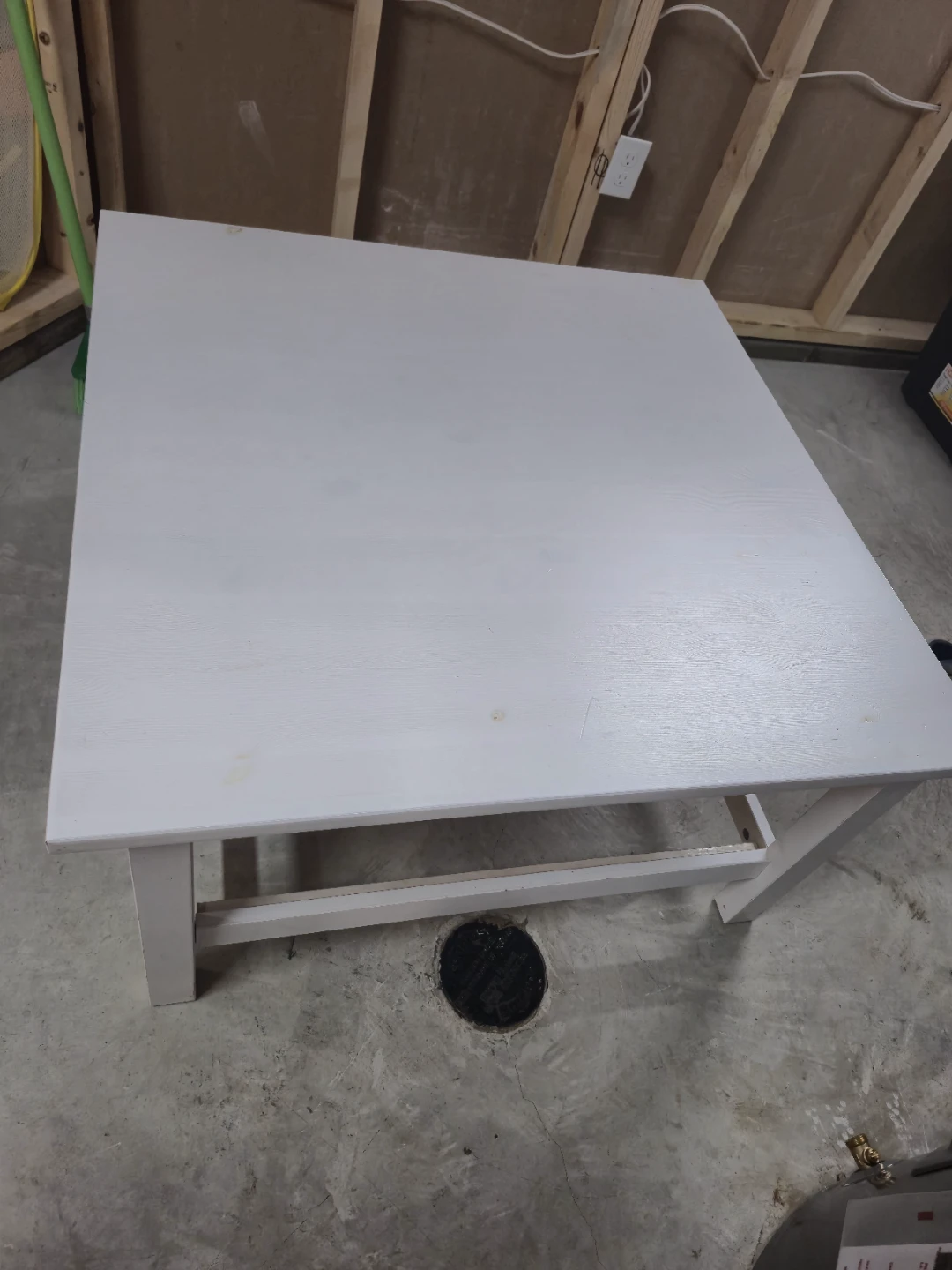 White Square Coffee Table - photo 2
