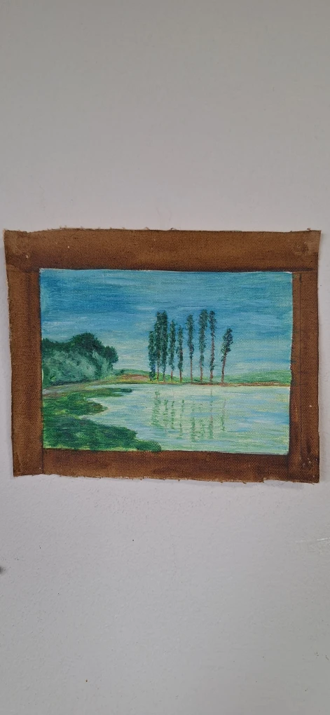Vintage Landscape Oil Painting - photo 2