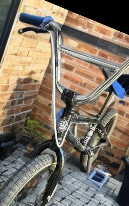 We the People Curse 20" BMX bike black with blue accents - photo 3