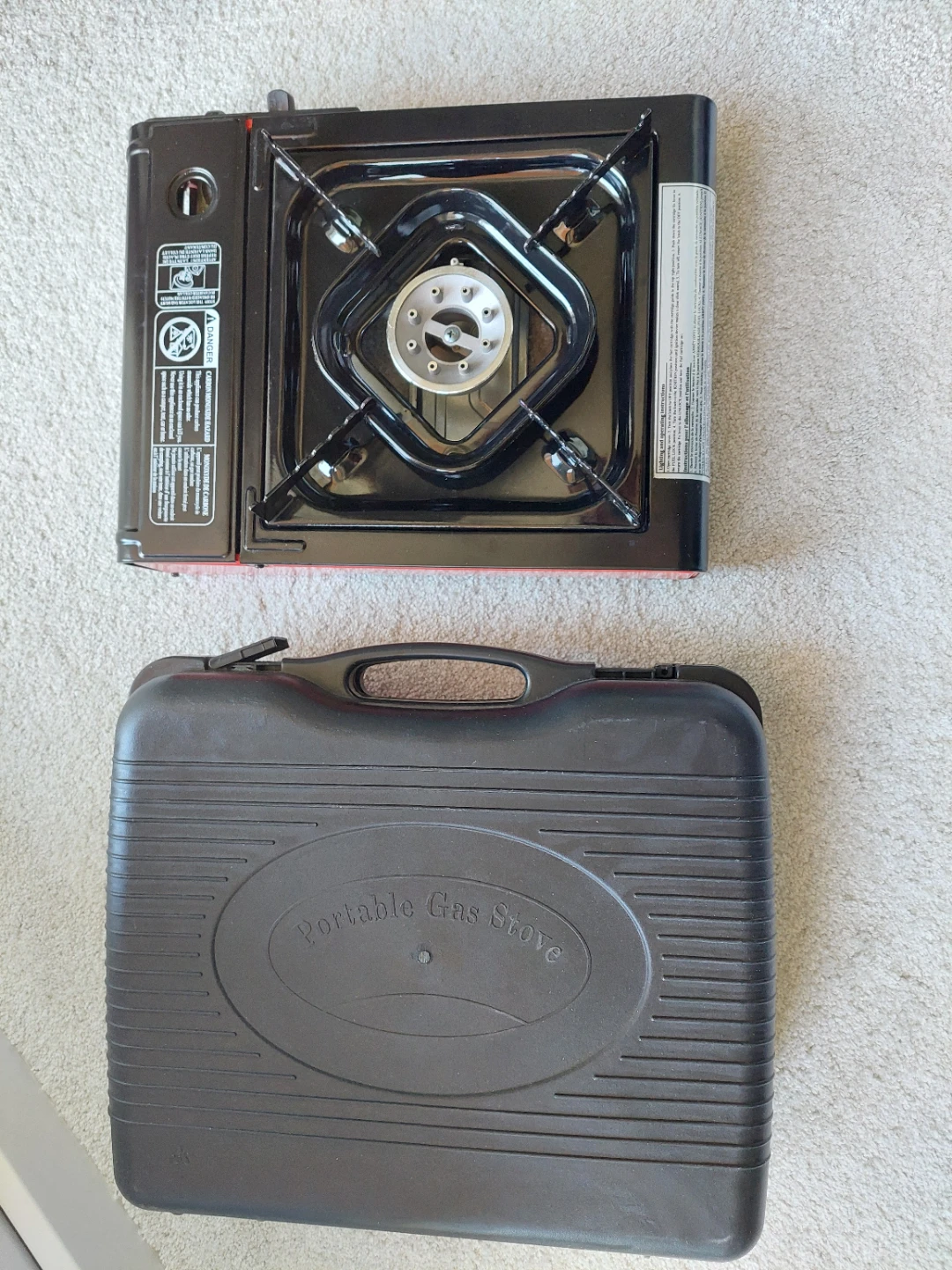 Portable Gas Stove with Carrying Case