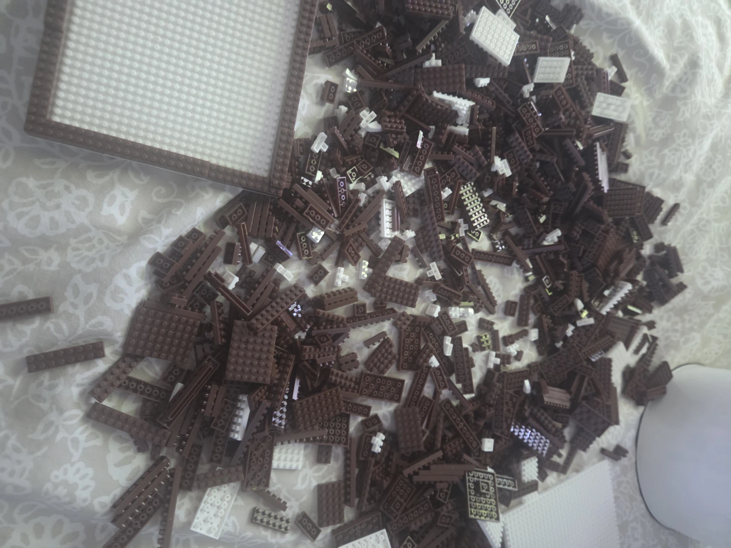 Building blocks set (brown tones)