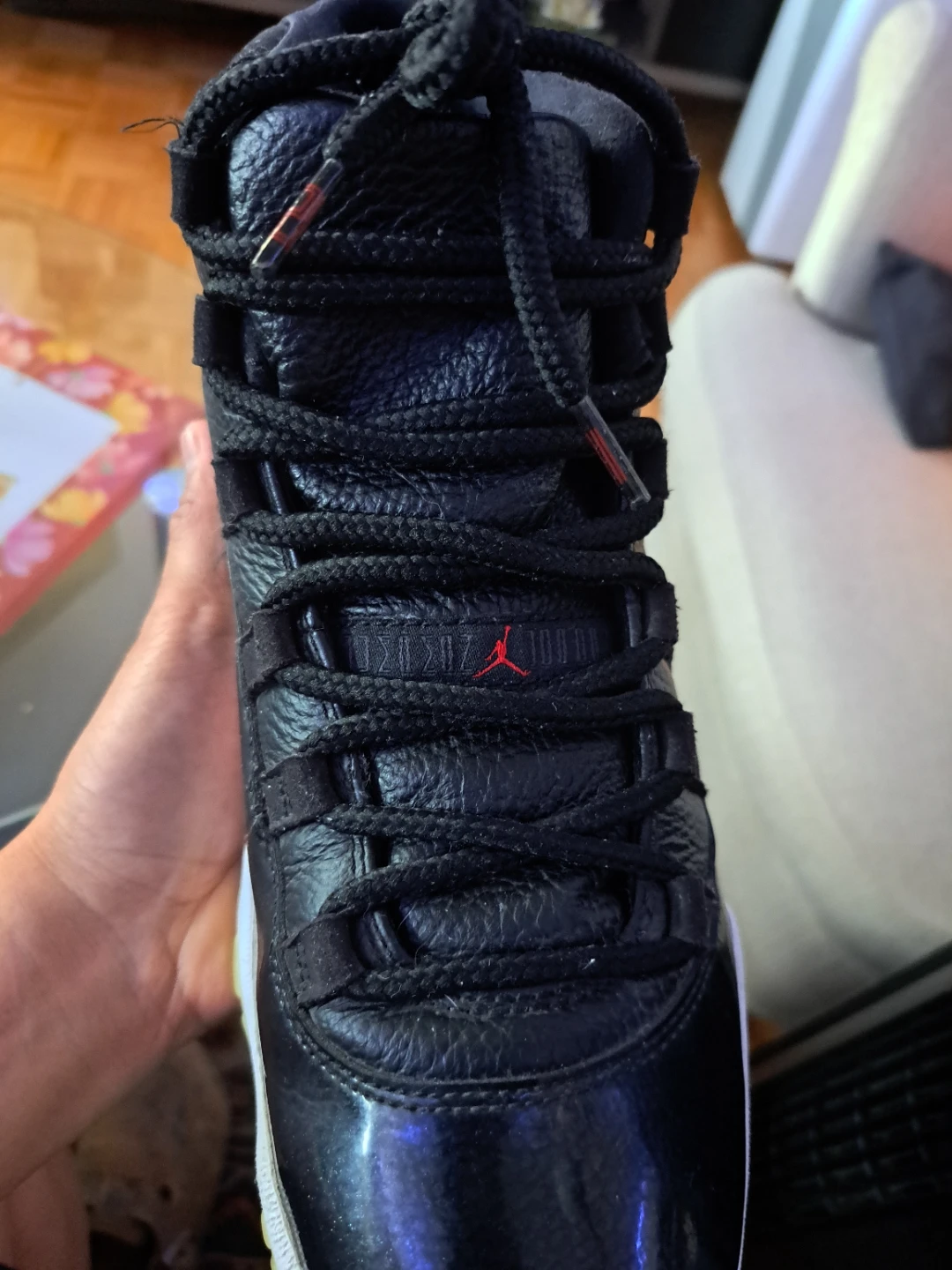 Air Jordan 11 Black Basketball Shoes - photo 5