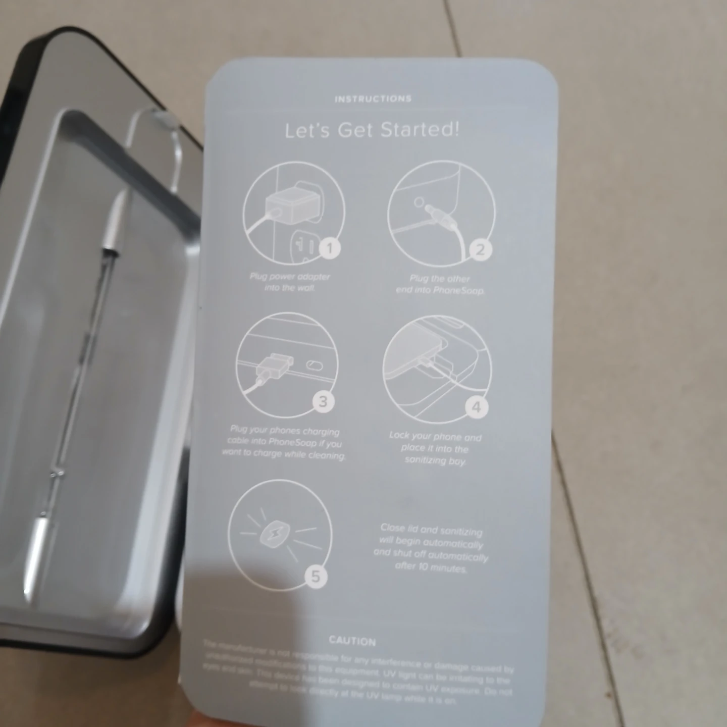 ⚽ PhoneSoap UV Sanitizer & Charger - photo 4