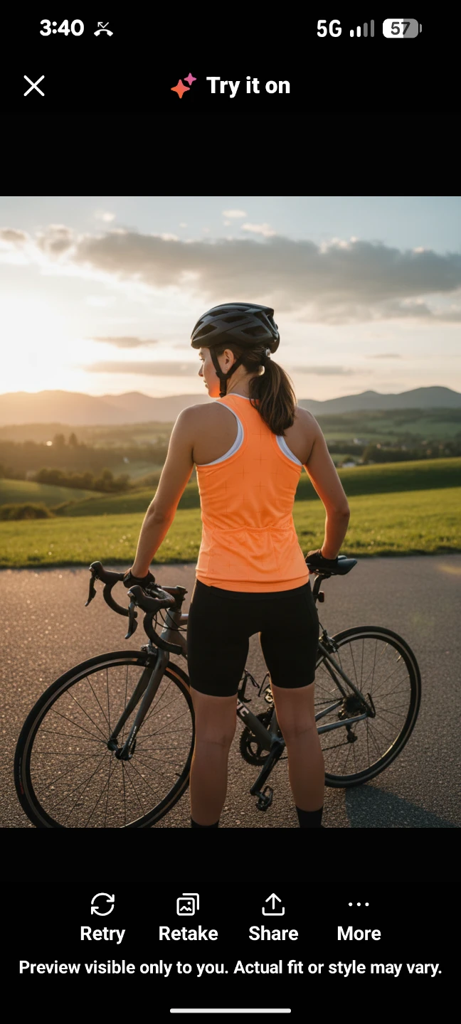 Craft Cycling Top - Orange - Medium - photo 4