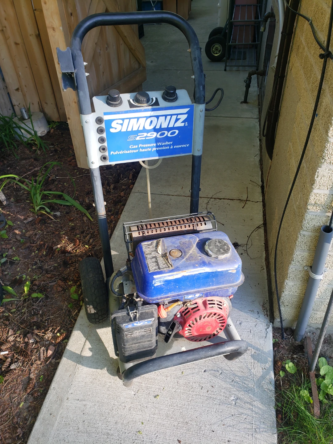 SIMONIZ S2900 Gas Pressure Washer