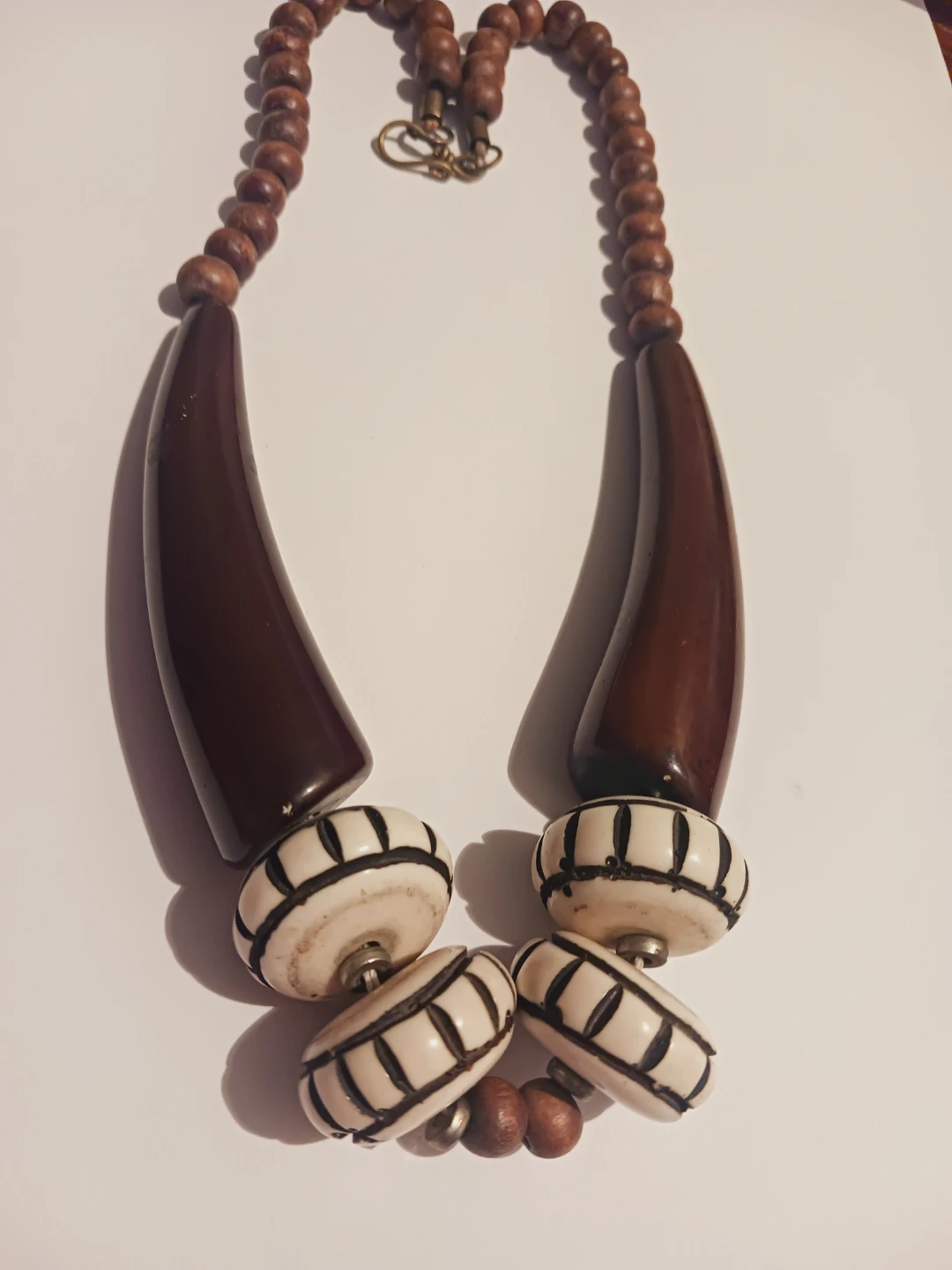 Beautiful African Tribal Beaded Necklace - photo 3
