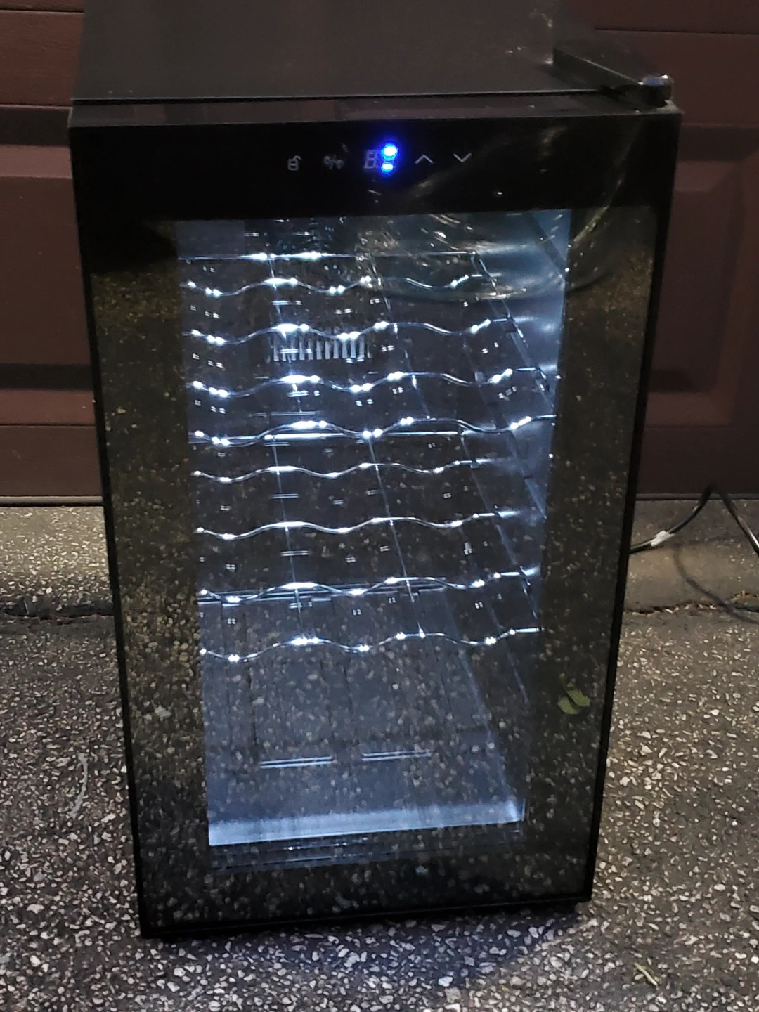 Black Wine Cooler Fridge - photo 2
