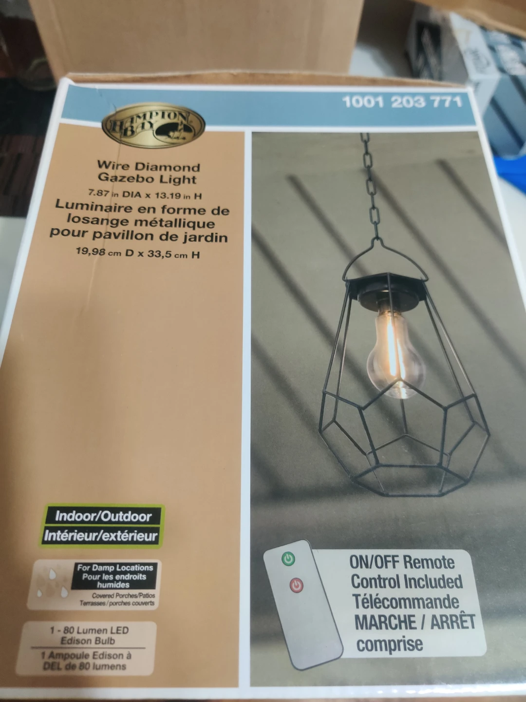 Hampton Bay Wire Diamond Gazebo Light - photo 3