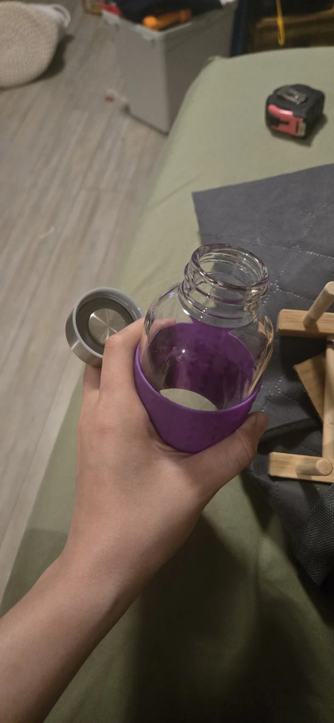 Glass Water Bottle with Infuser - photo 3