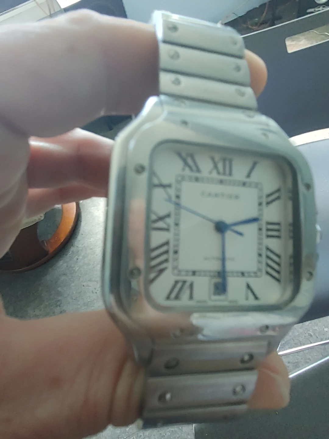 Cartier Santos Galbee Automatic Watch for sale! - photo 2