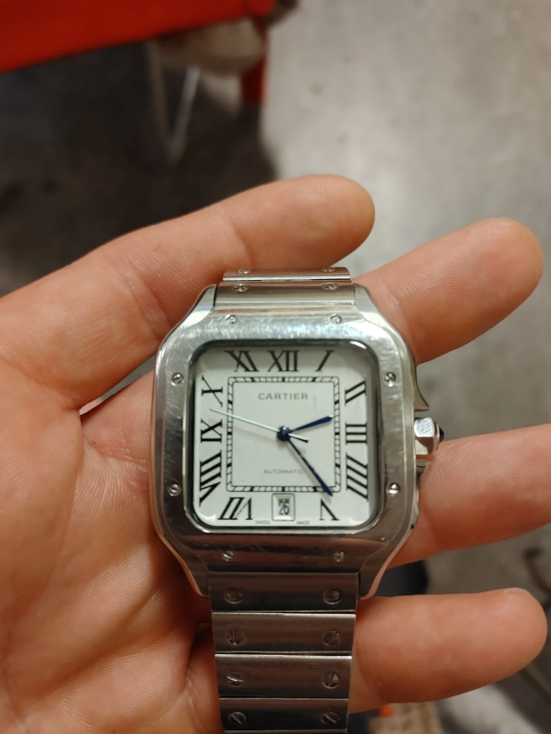 Cartier Santos Galbee Automatic Watch for sale! - photo 4