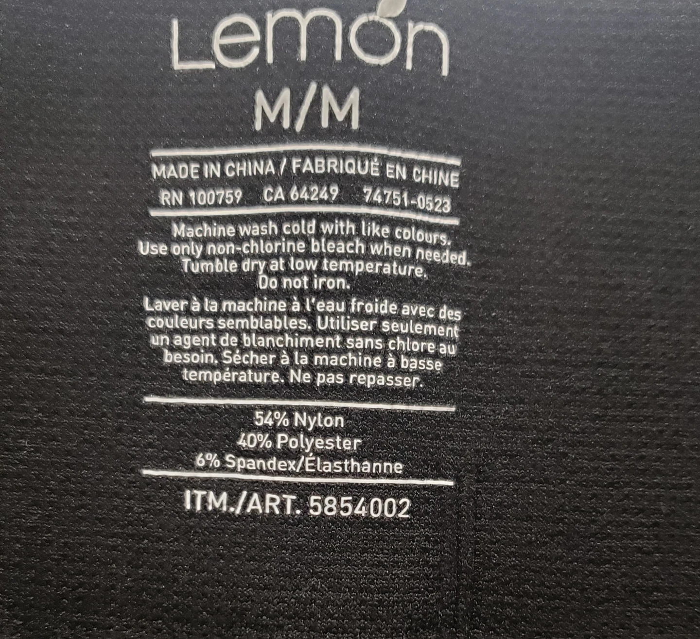 Brand new Womens Lemon M/M Black Leggings - photo 2