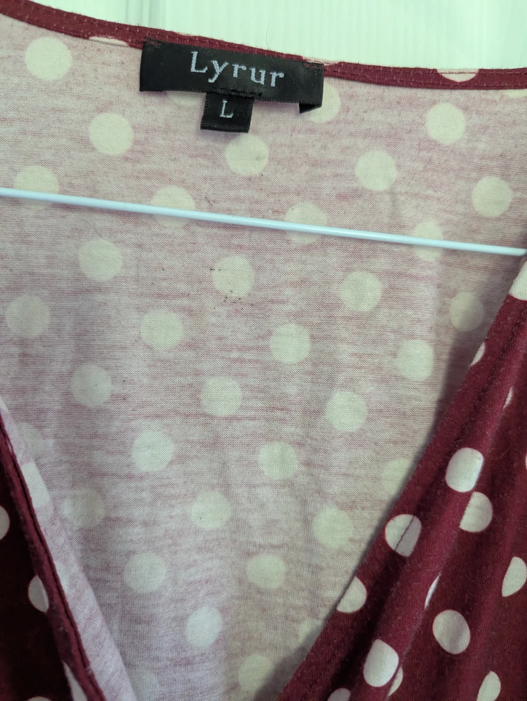 Lyrur Women's Polka Dot Wrap Dress - photo 2