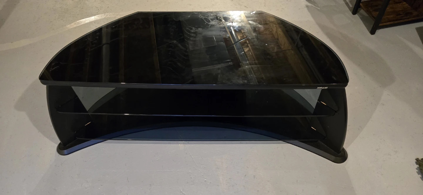 Sonax 3-Tier Glass TV Stand