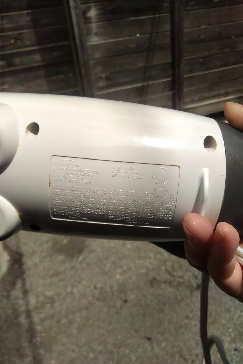 sunbeam handheld mixmaster - photo 2