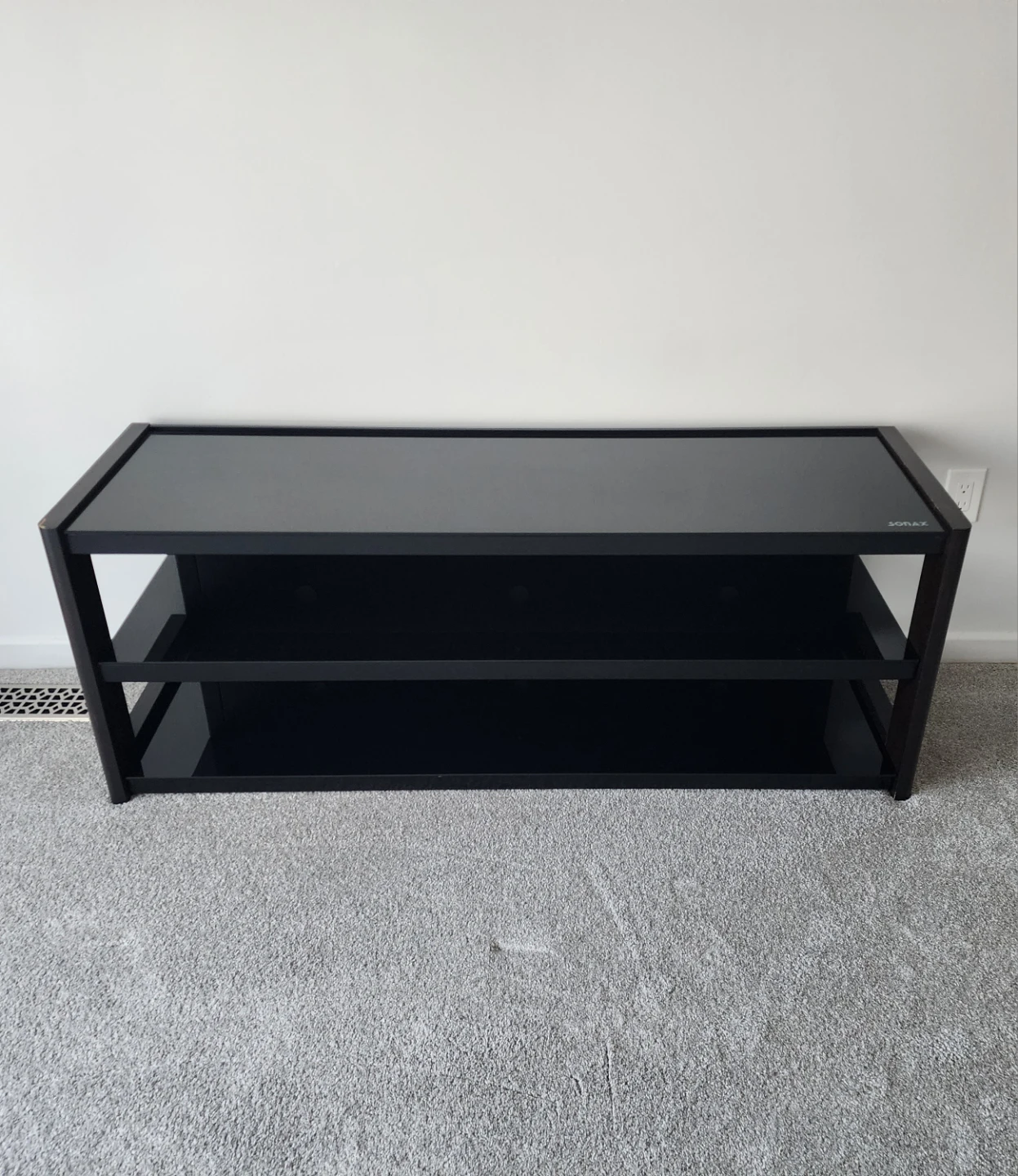 TV Stand - Wood & Glass (Mint Condition) - photo 2