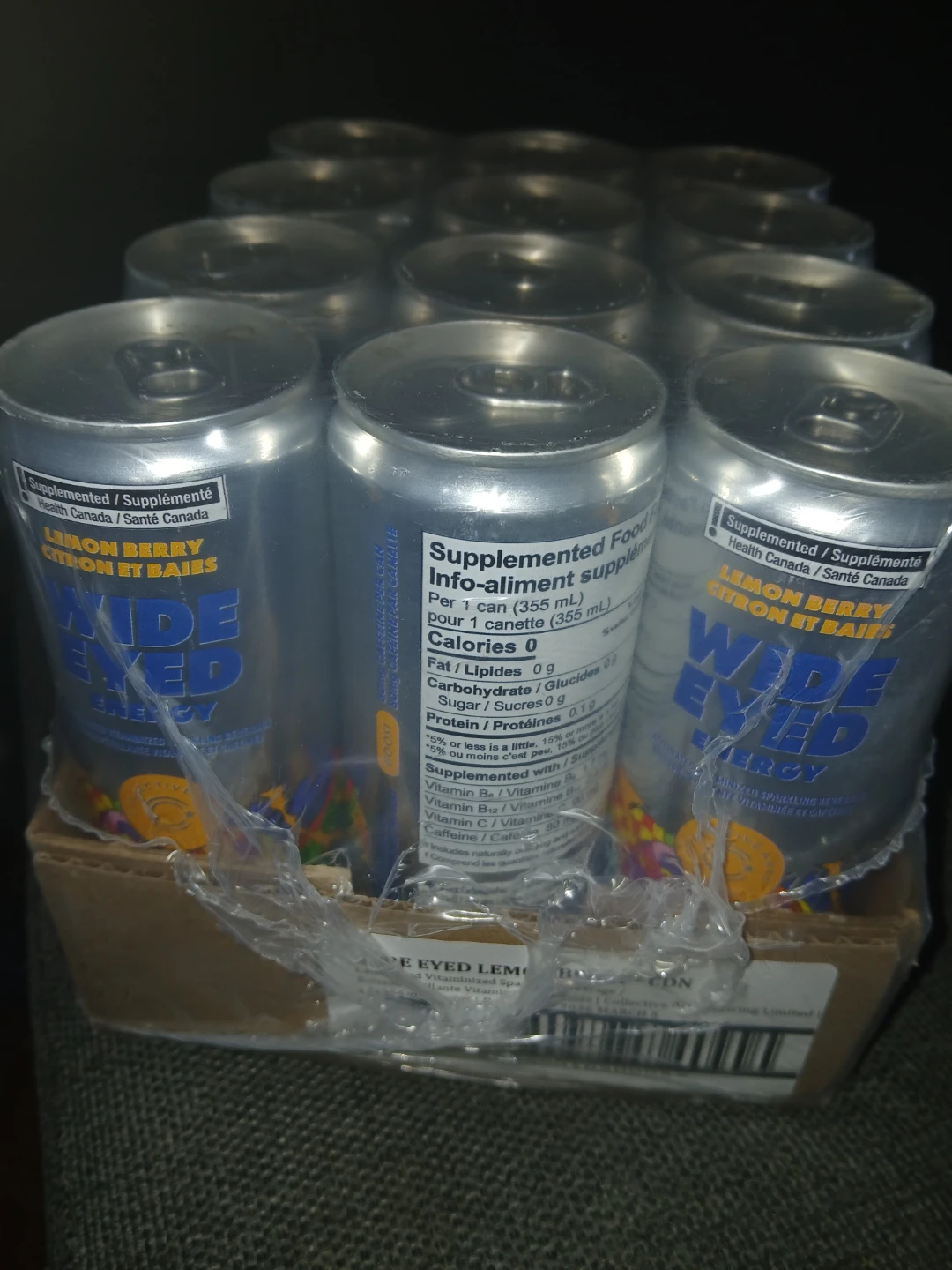 Wide Eyed Energy Lemon Berry Flavor - pack of 12 - photo 5