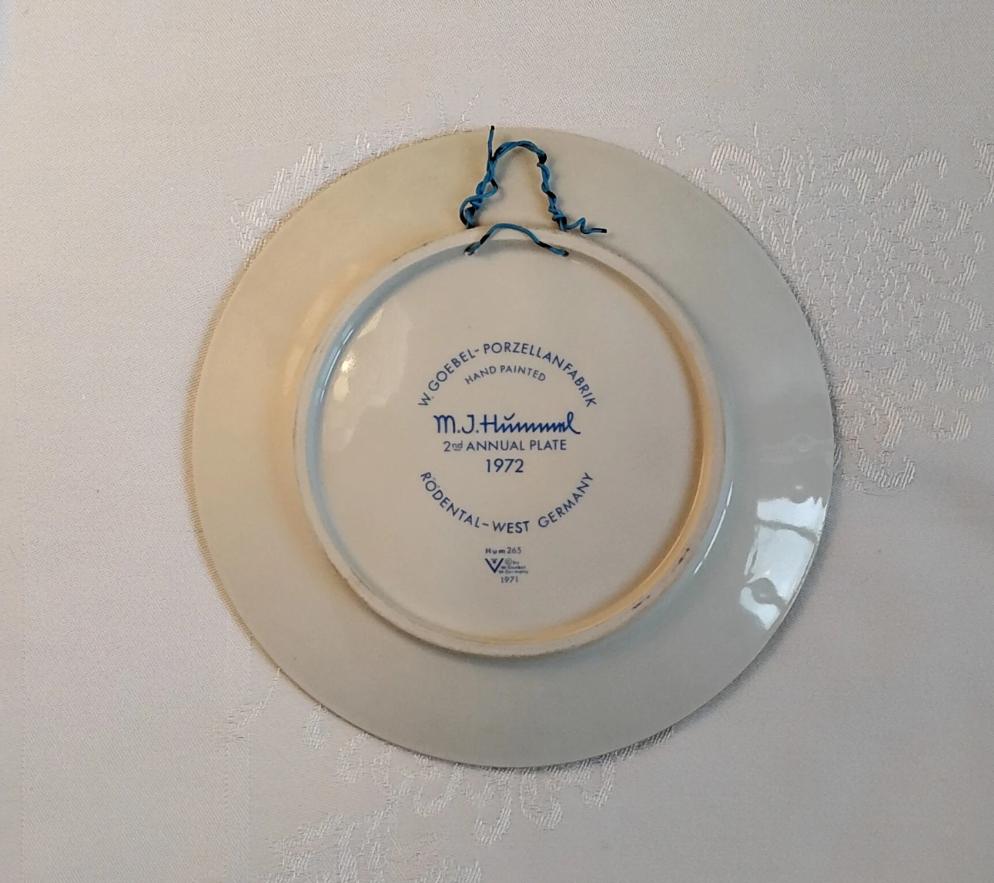 ⚽ Vintage West German 1972 Hummel Plate - photo 3