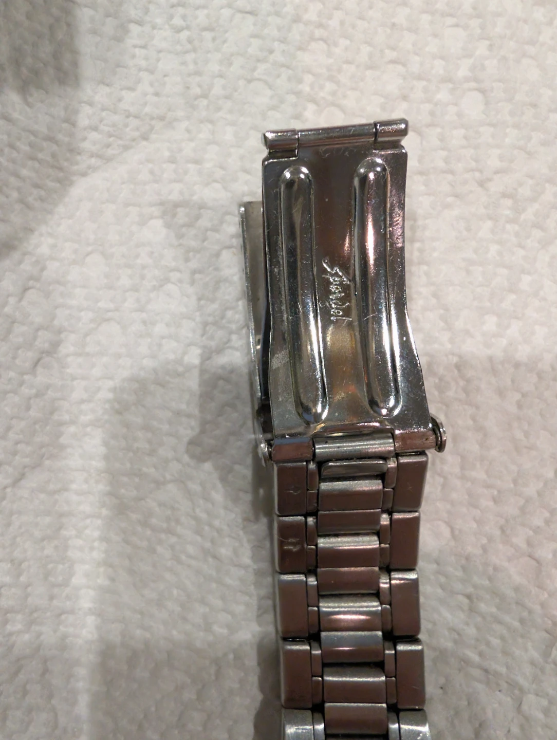 GUESS Mens Watch - Silver Tone Diamond Blue - photo 4