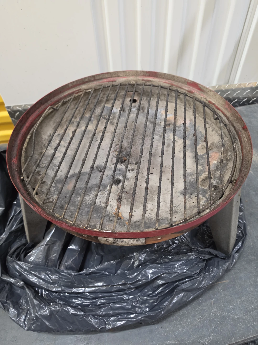 Red Charcoal Grill