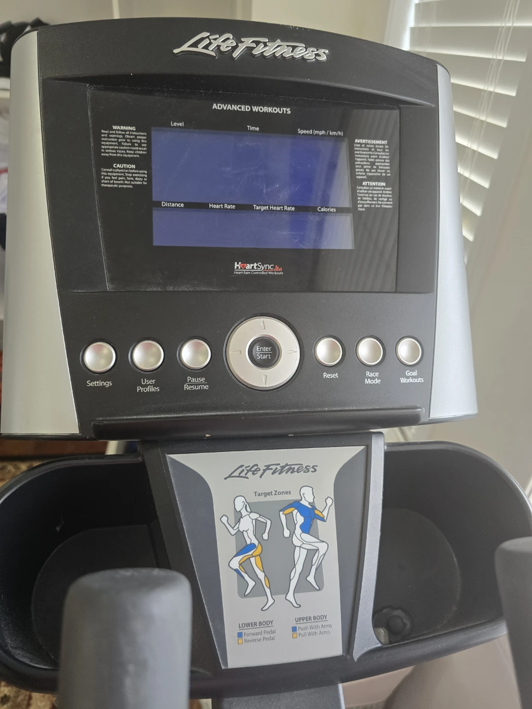 Life Fitness Advanced Workouts Elliptical