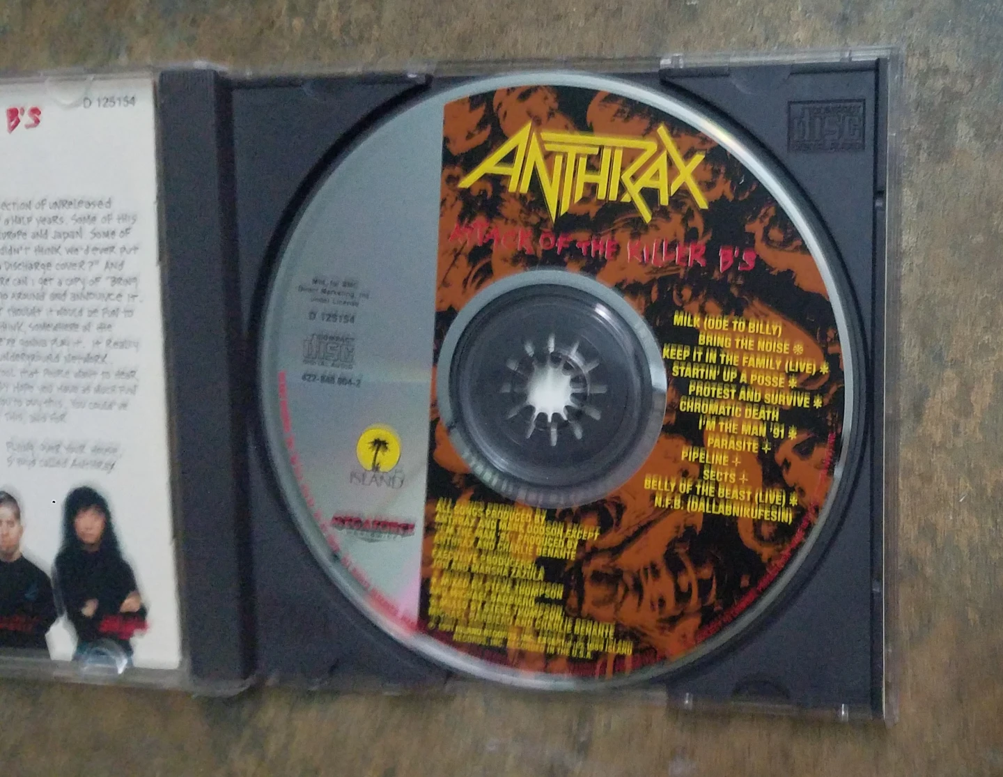 Anthrax Attack Of The Killer B's Mint Condition CD - photo 3