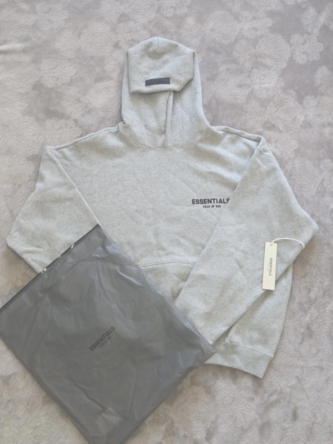 ESSENTIALS Fear of God dark oatmeal Hoodie - photo 2