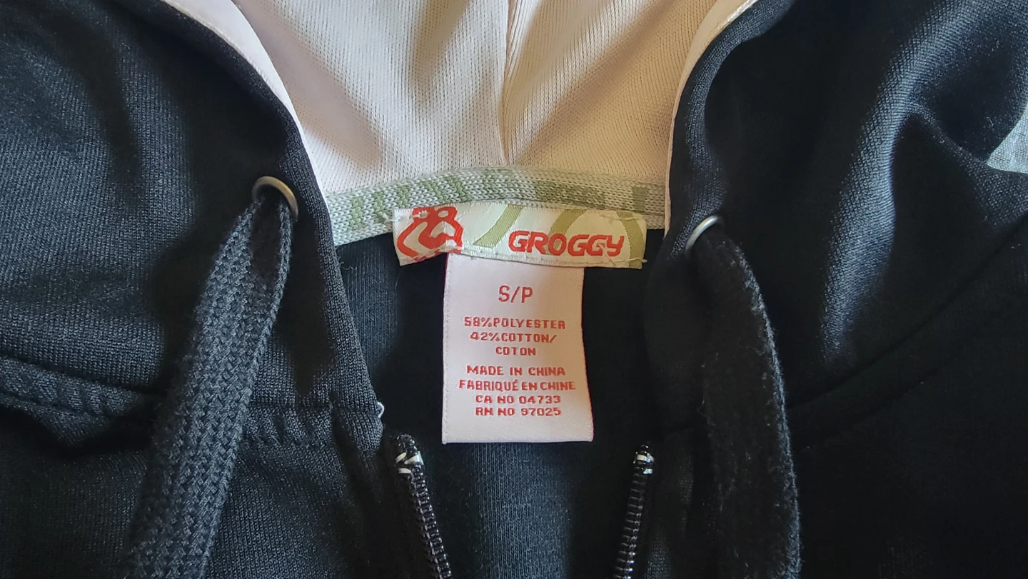 GroggY Zip-Up Hoodie size S/P - photo 3