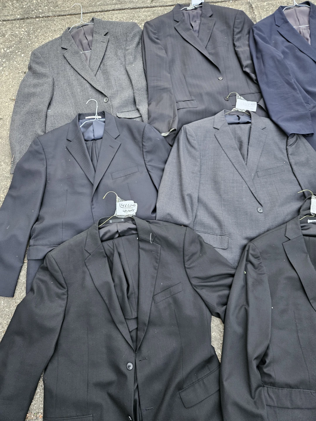7 suits and 3 jackets size 46R 46L - photo 4
