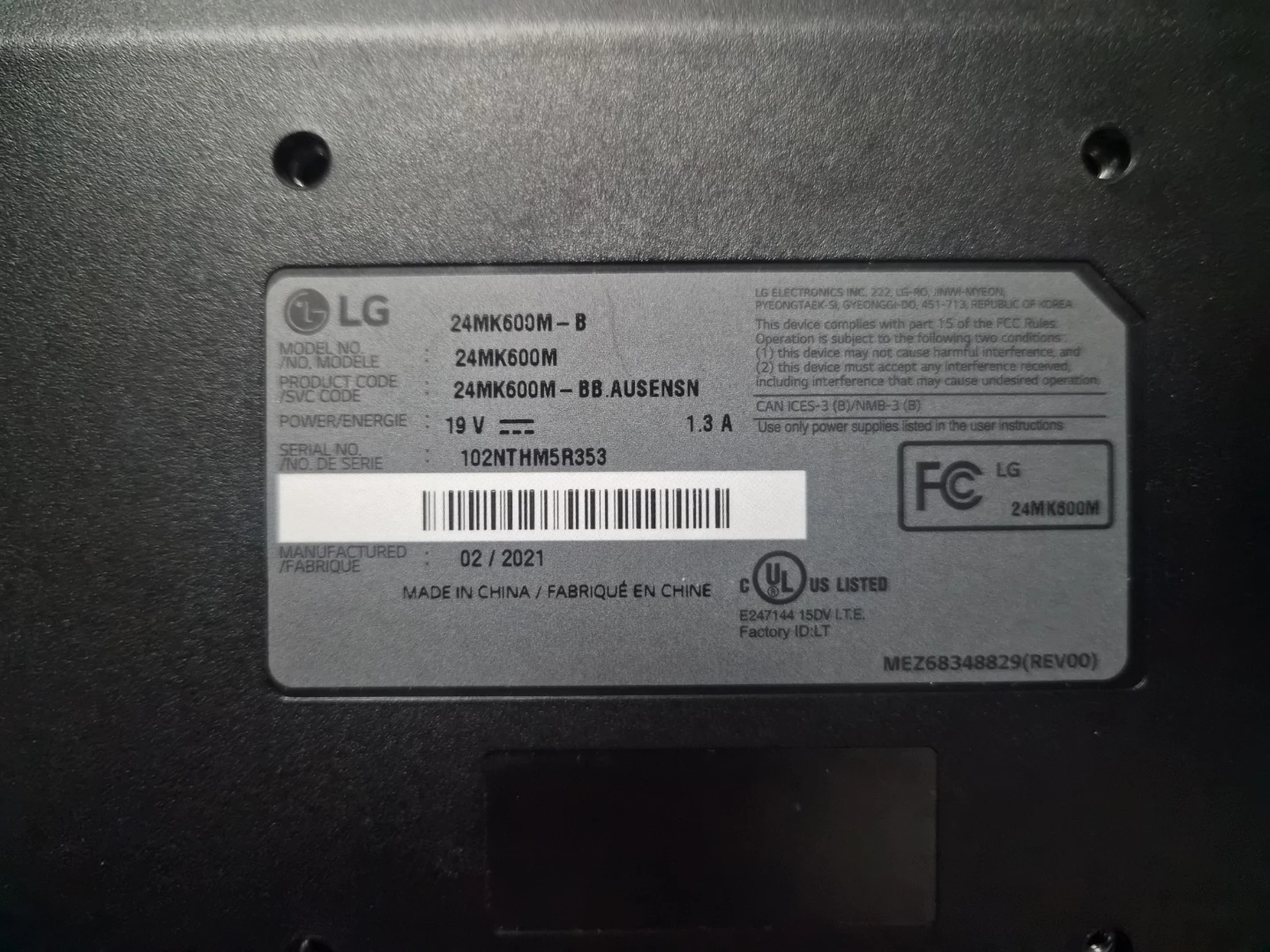 LG 24MK600-B 24" IPS FHD Monitor - photo 2