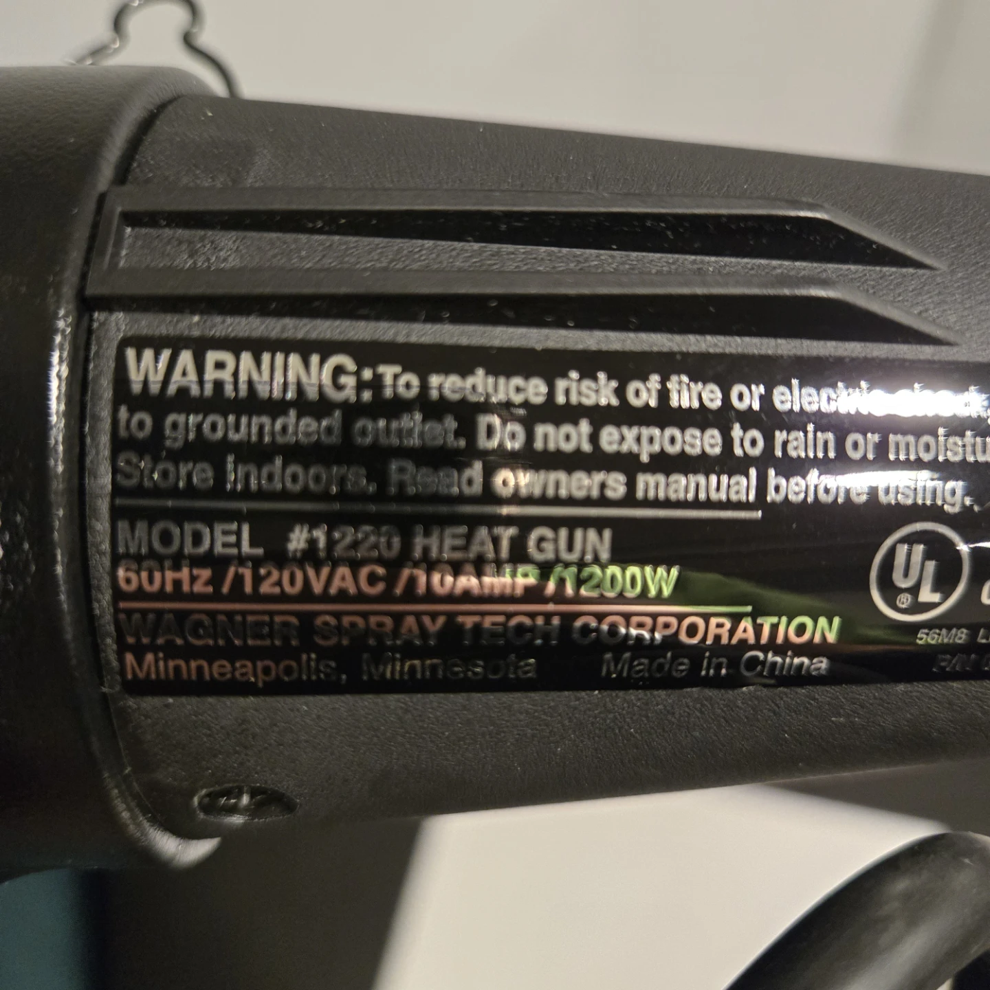 Milwaukee Heat Gun Model 1220 - photo 3