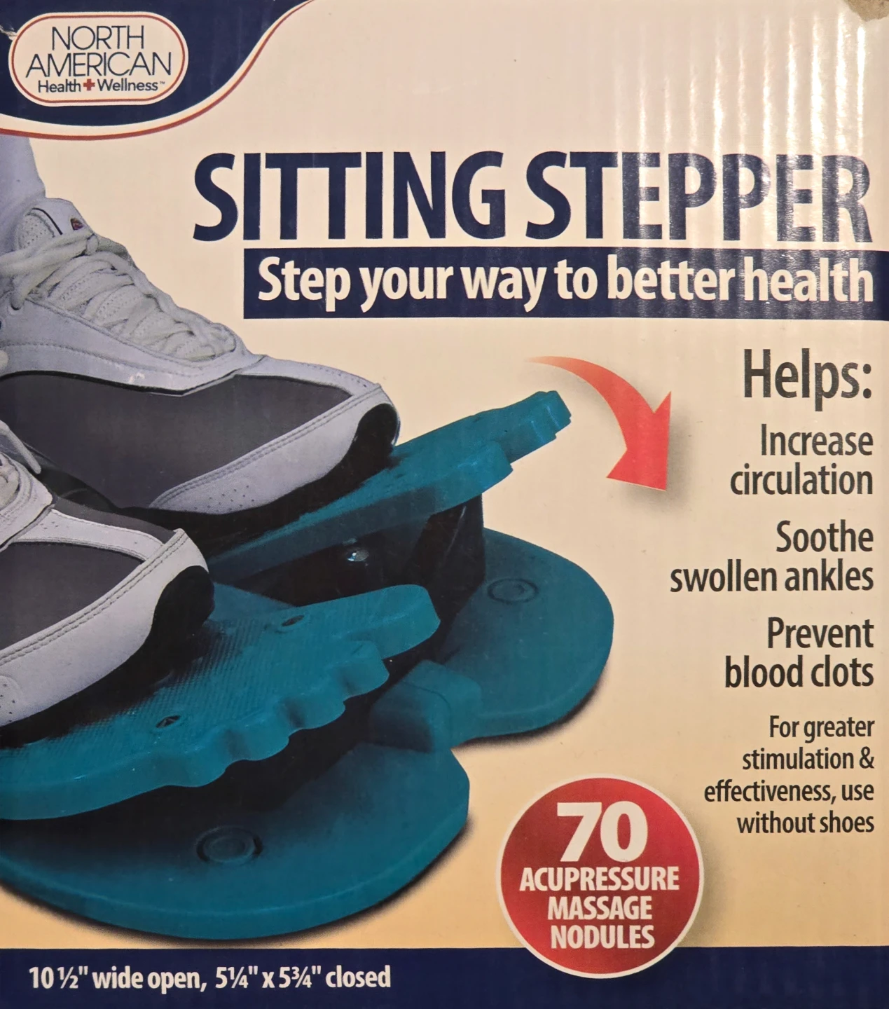 North American Health+Wellness Sitting Stepper