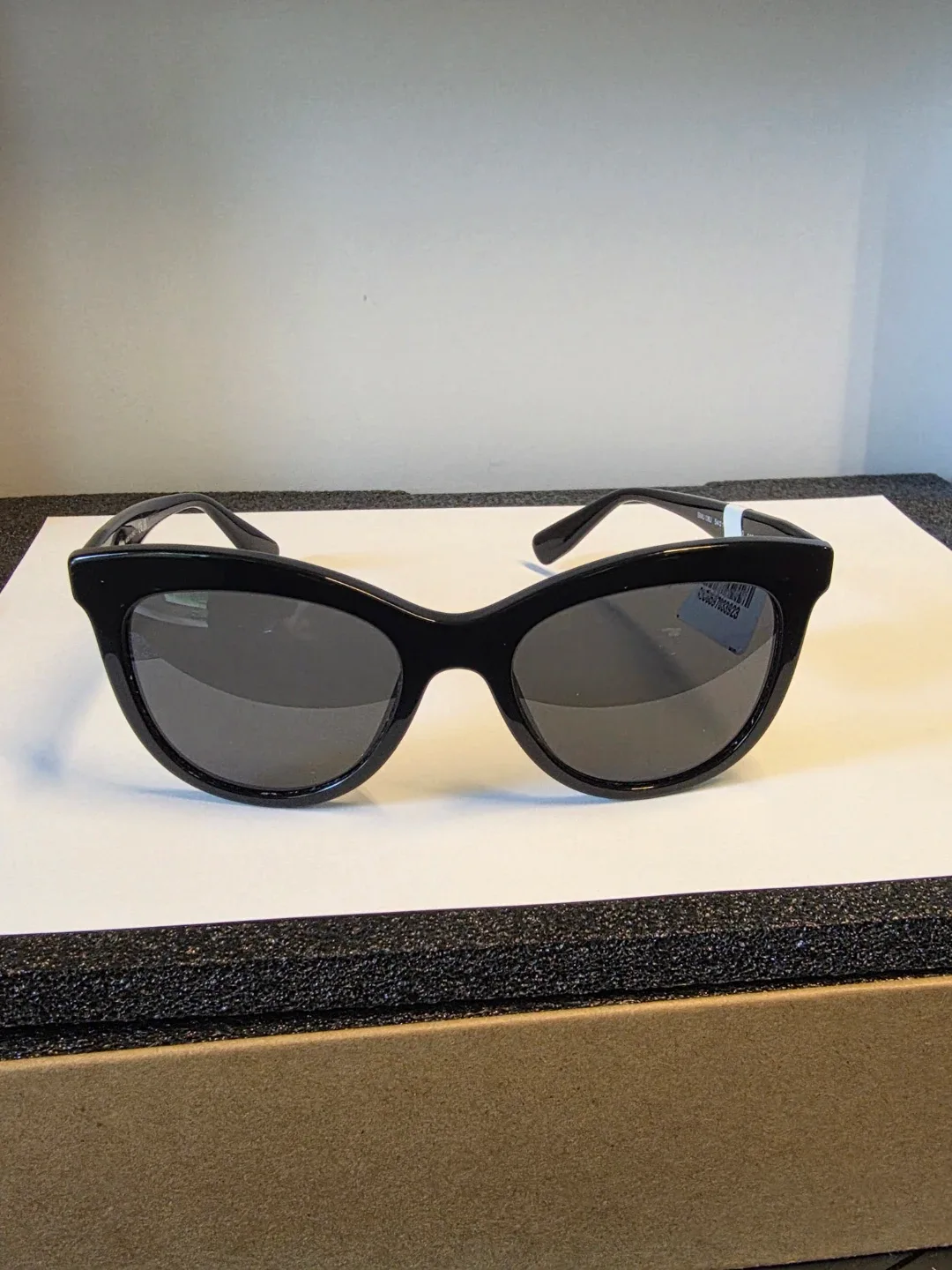 Miu Miu Black Cat-Eye Sunglasses