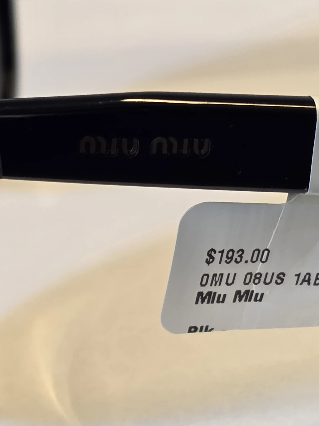 Miu Miu Black Cat-Eye Sunglasses - photo 3