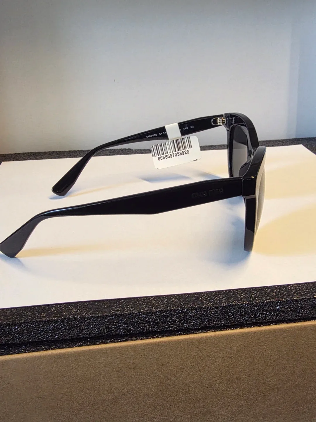 Miu Miu Black Cat-Eye Sunglasses - photo 4