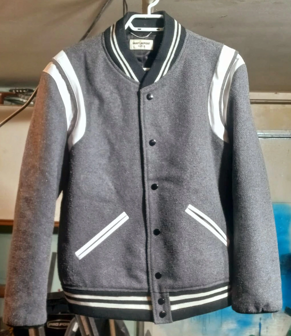 Saint Laurent Paris Varsity Jacket
