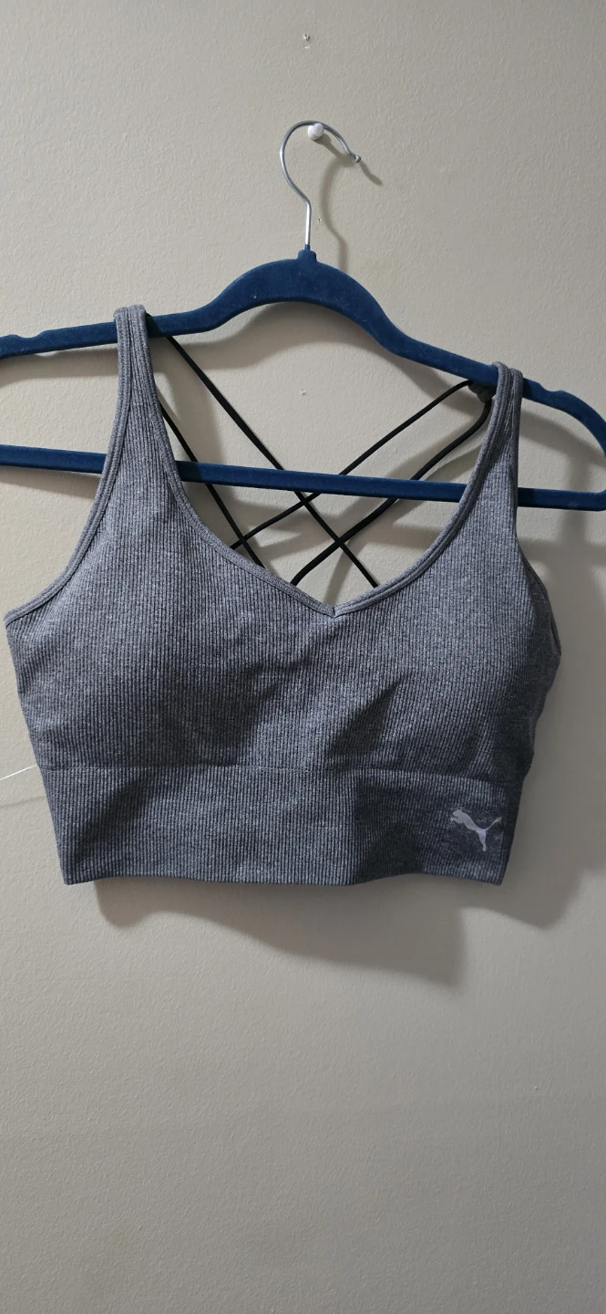 Puma Grey Sports Bra