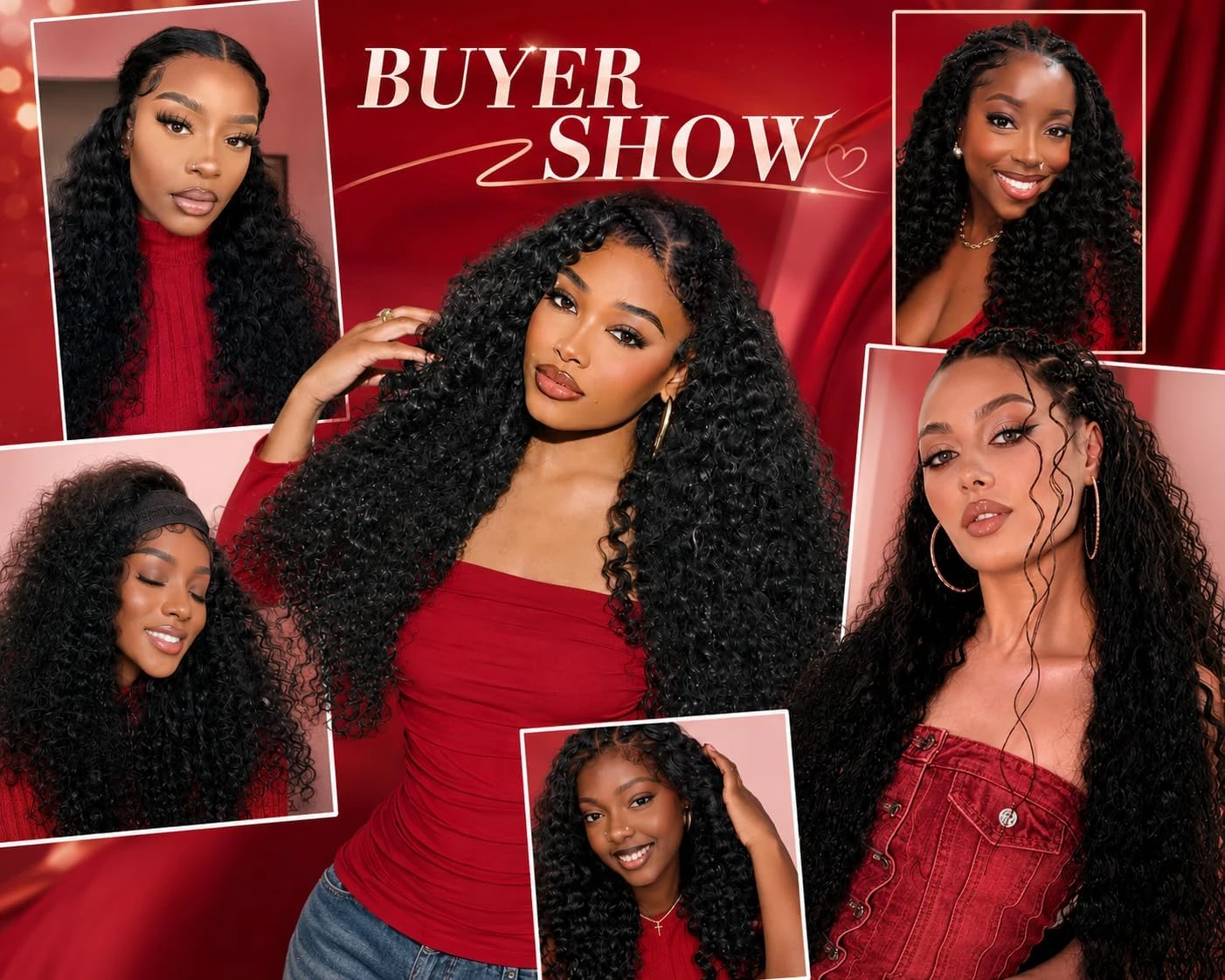 Hair 16 Inch Invisible Feather Crochet Hair Deep Wave - photo 5